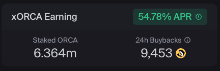 xORCA Staking Metrics - January 2026